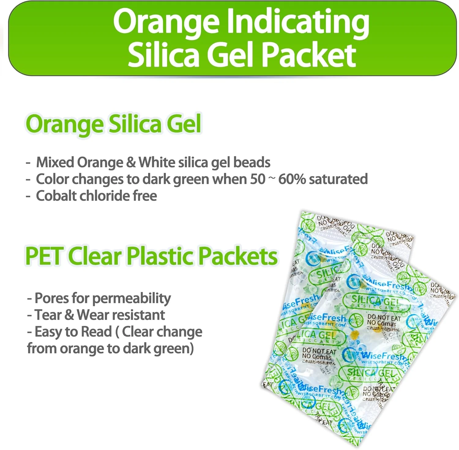 1g Food Safe Silica Gel Packets for Food Storage – Moisture Absorbing Desiccant Packs - Image 3
