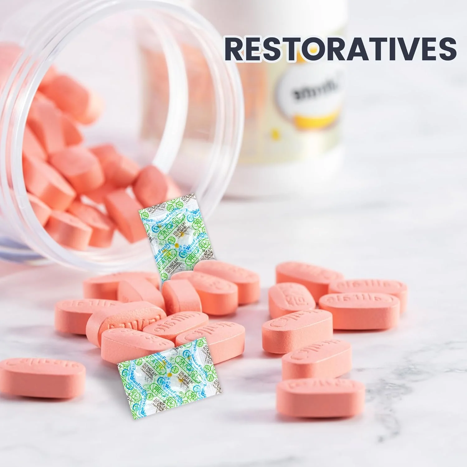 1g Food Safe Silica Gel Packets for Food Storage – Moisture Absorbing Desiccant Packs - Image 6