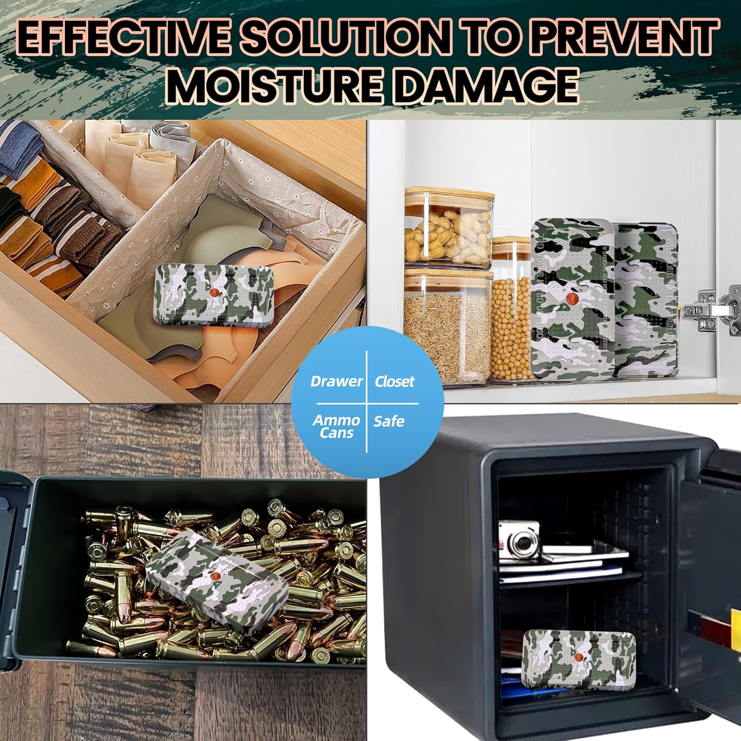 100 Rechargeable Silica Gel desiccant can-silica gel moisture absorber - Image 6