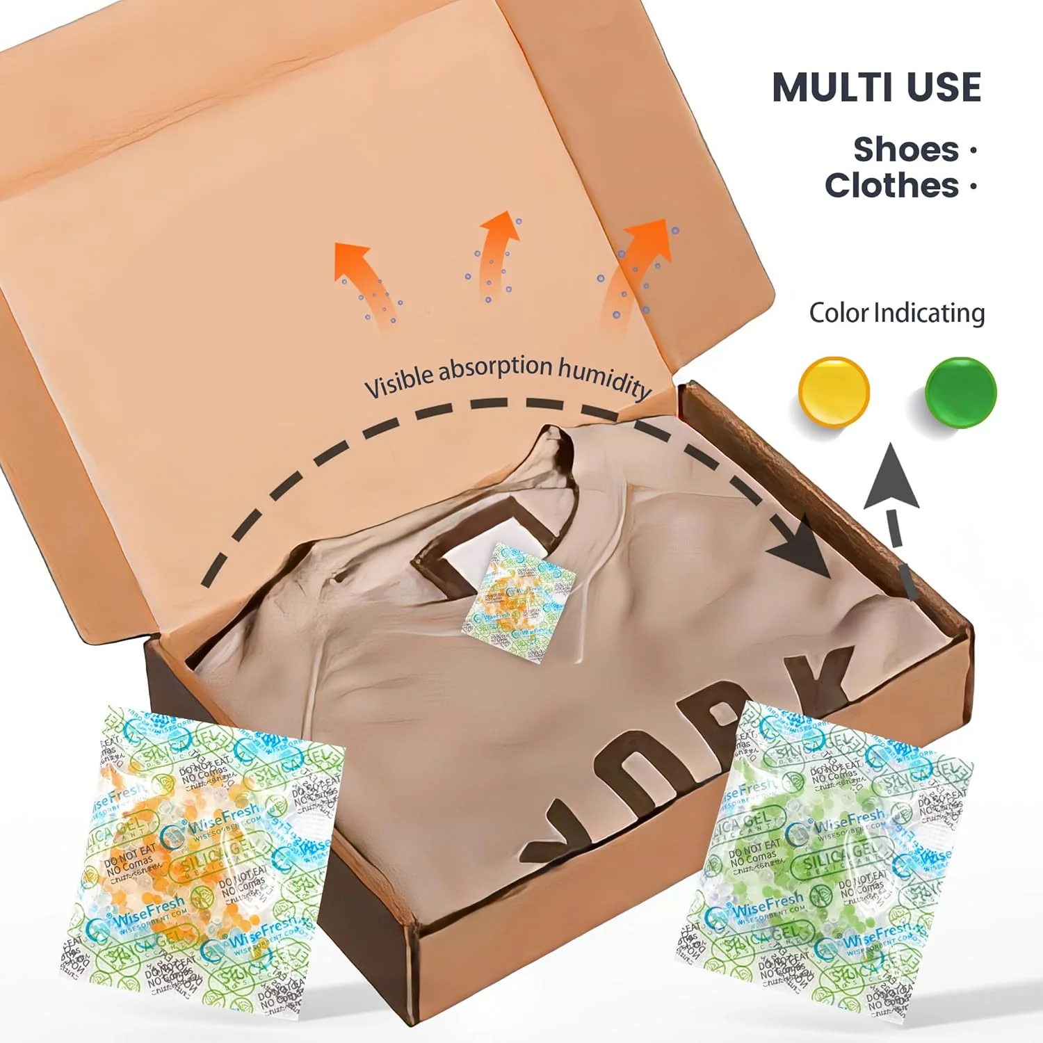 2g Silica Gel Desiccant Packets for Food - Indicating Silica Gel - Image 6