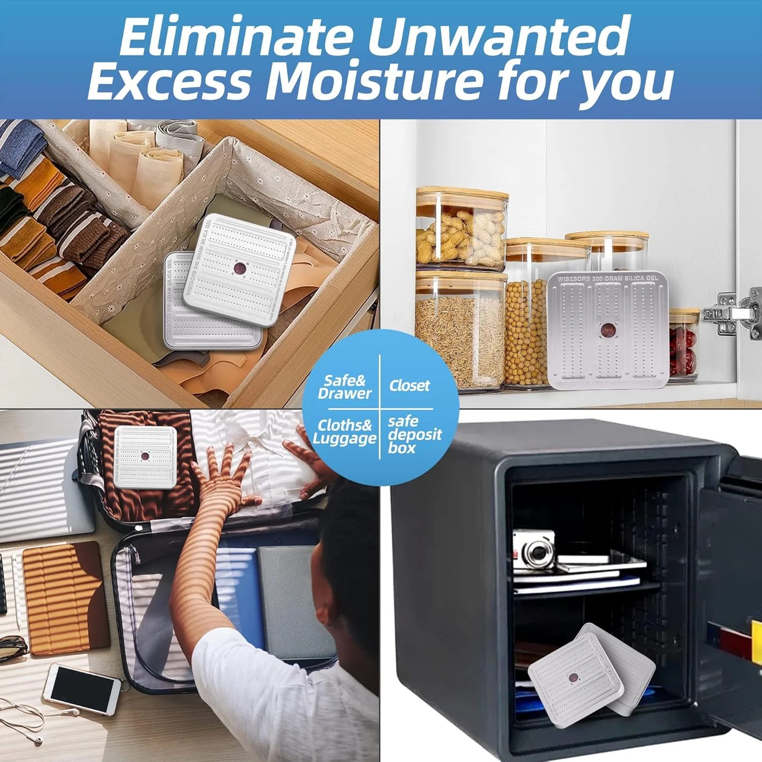 200g Reusable Silica Gel desiccant can for moisture control in toolboxes - Image 6