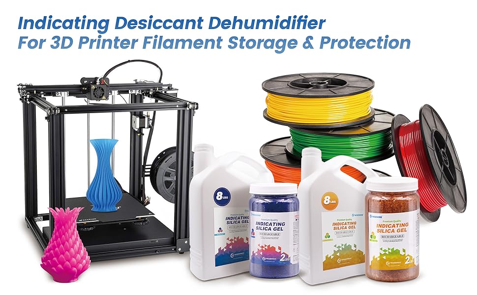 2 lb Indicating Silica Beads 2-4mm -Rechargeable Orange desiccant beads - Image 12