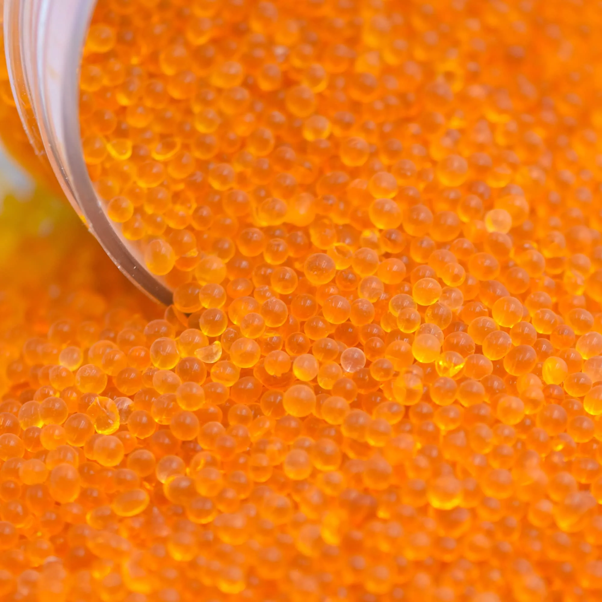 2 lb Indicating Silica Beads 2-4mm -Rechargeable Orange desiccant beads - Image 3