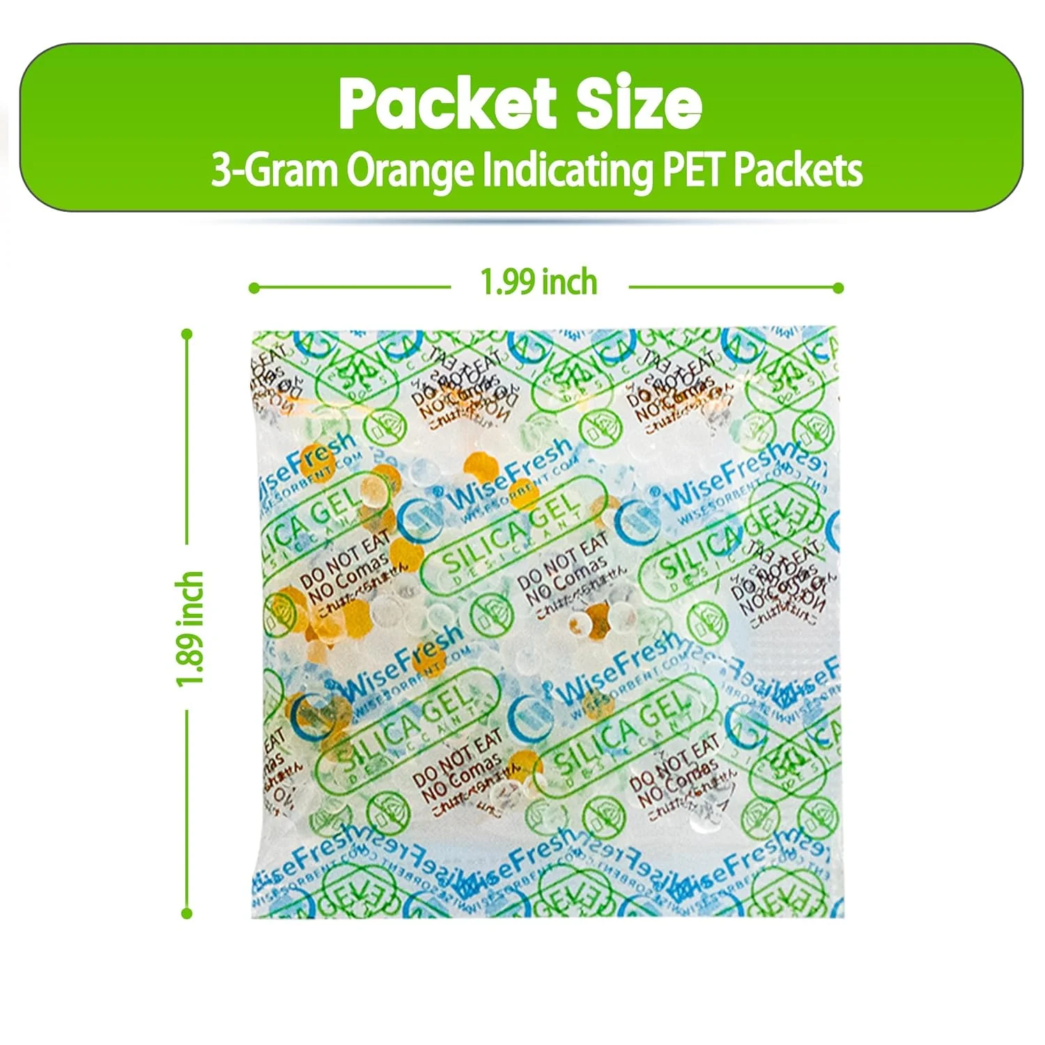 3g Moisture Absorber Bags for Food – Food Safe Silica Gel Packets - Image 4