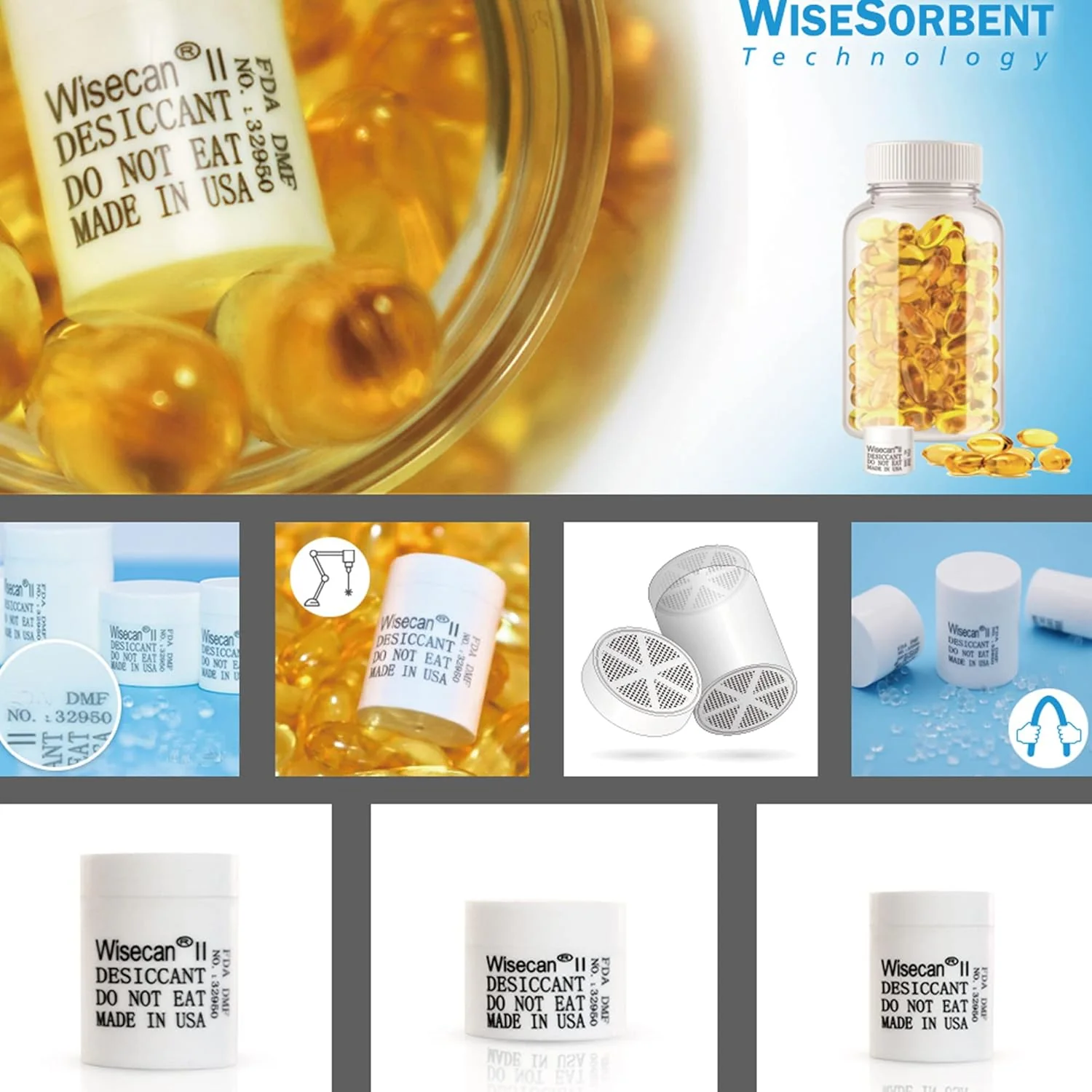 3g White Silica Gel Desiccant Capsules–Moisture Absorbers for Storage - Image 3