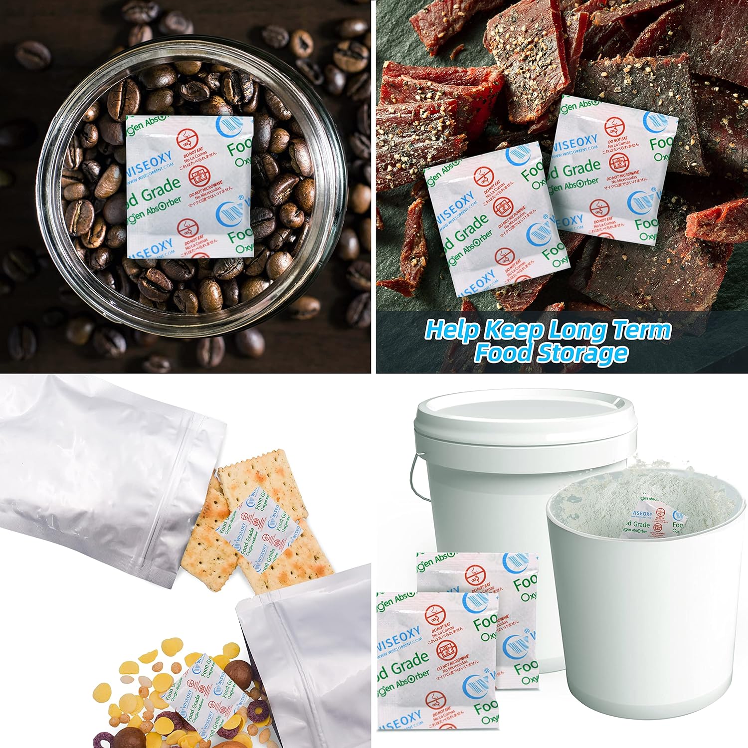 300 cc Oxygen Absorber Packs for Pantry, Food Storage & Vacuum Bags – Food Safe - Image 7