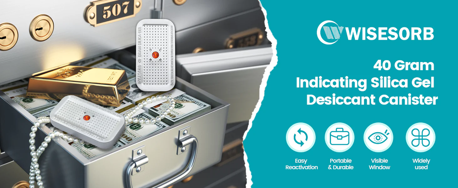 40g Reusable Indicating Silica Gel in Sealed Aluminum Box with Lid-Free Shipping - Image 10