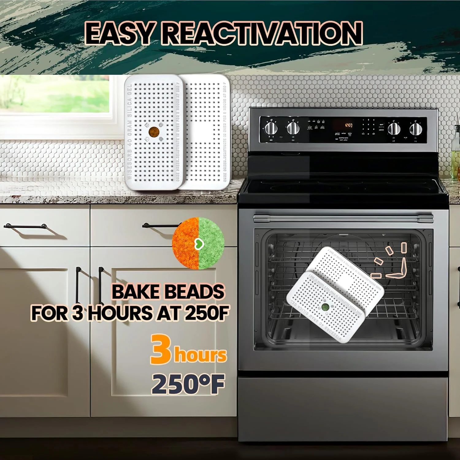 40g Reusable Indicating Silica Gel in Sealed Aluminum Box with Lid-Free Shipping - Image 5