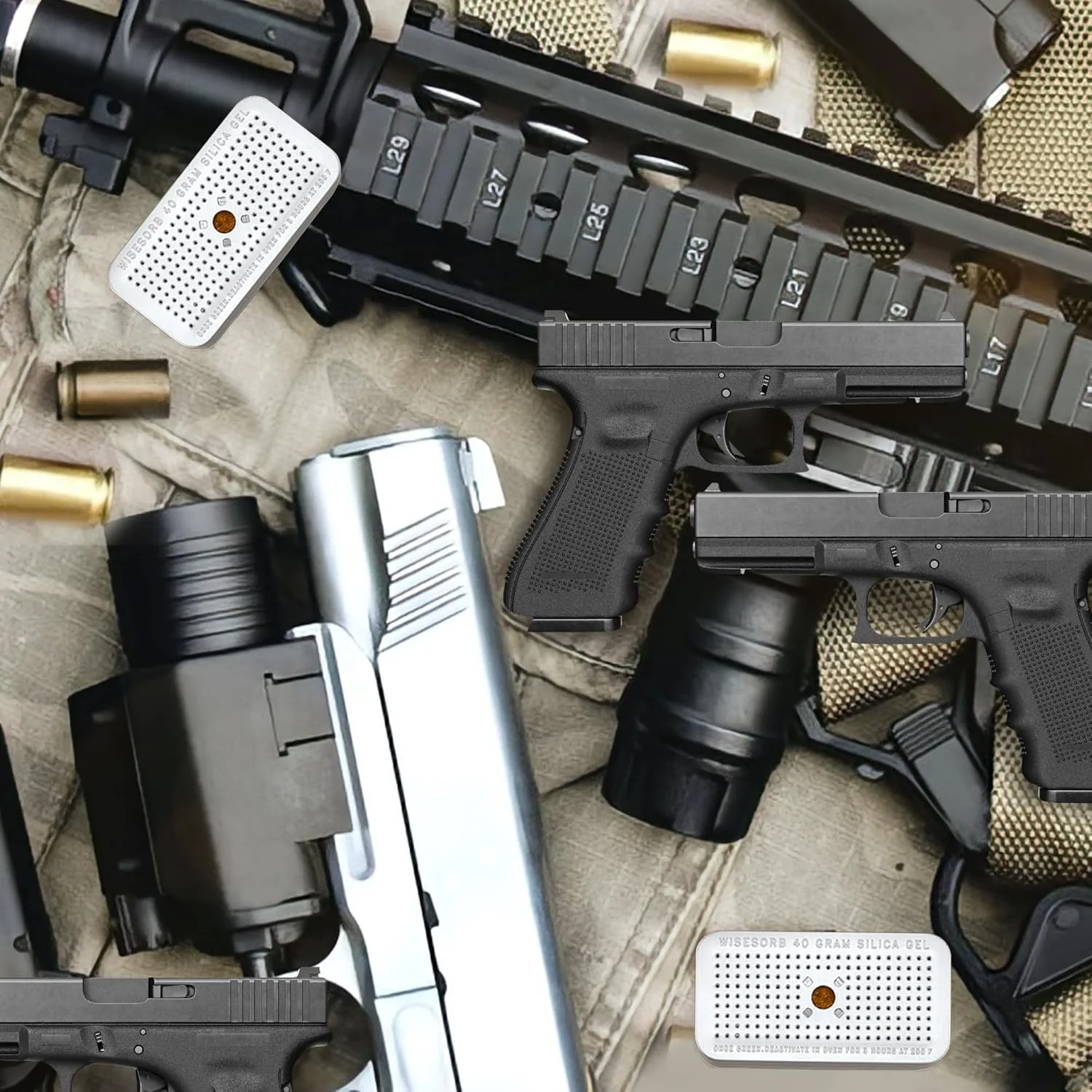 40g Reusable Indicating Silica Gel in Sealed Aluminum Box with Lid-Free Shipping - Image 7