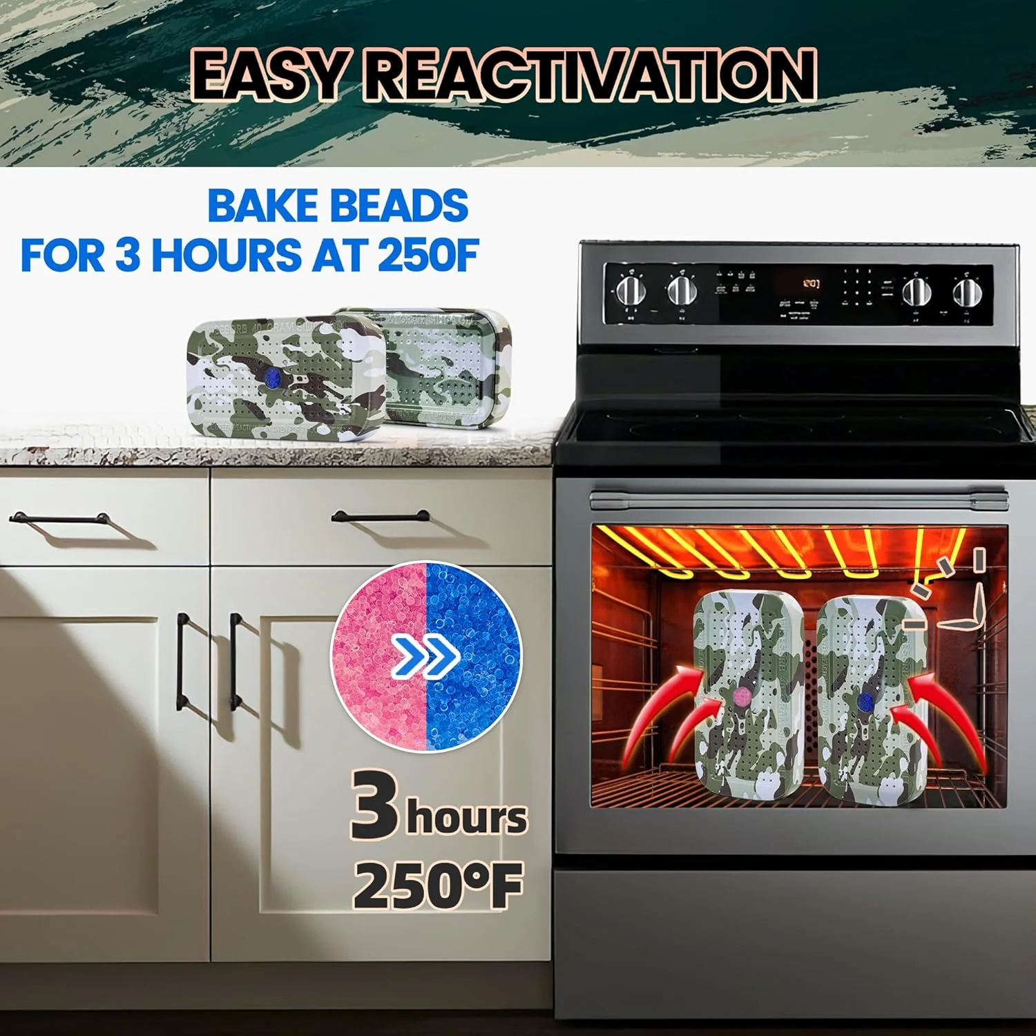 40g Desiccant Canister Dehumidifier – Indicating Silica Gel (Blue to Pink) - Image 5