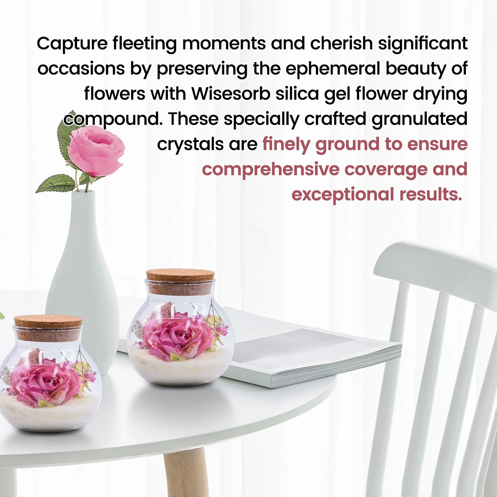 5 lb Silica Gel Flower Drying-Silica Sand Flower Drying Kits - Image 8