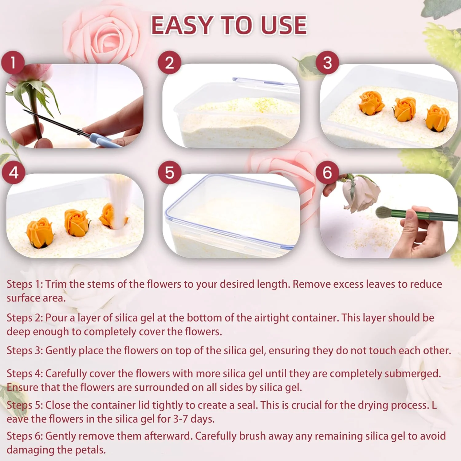 6 lb flower drying silica gel-Indicating Silica Gel Beads - Image 4