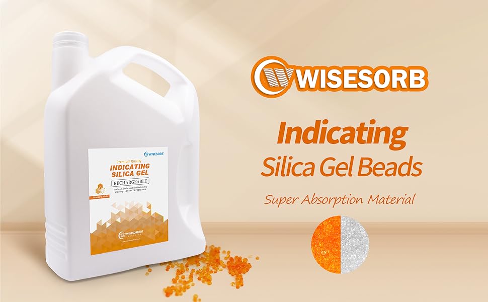 7.5 lb Indicating Silica Beads-Orange to White Bulk Silica Gel - Image 8