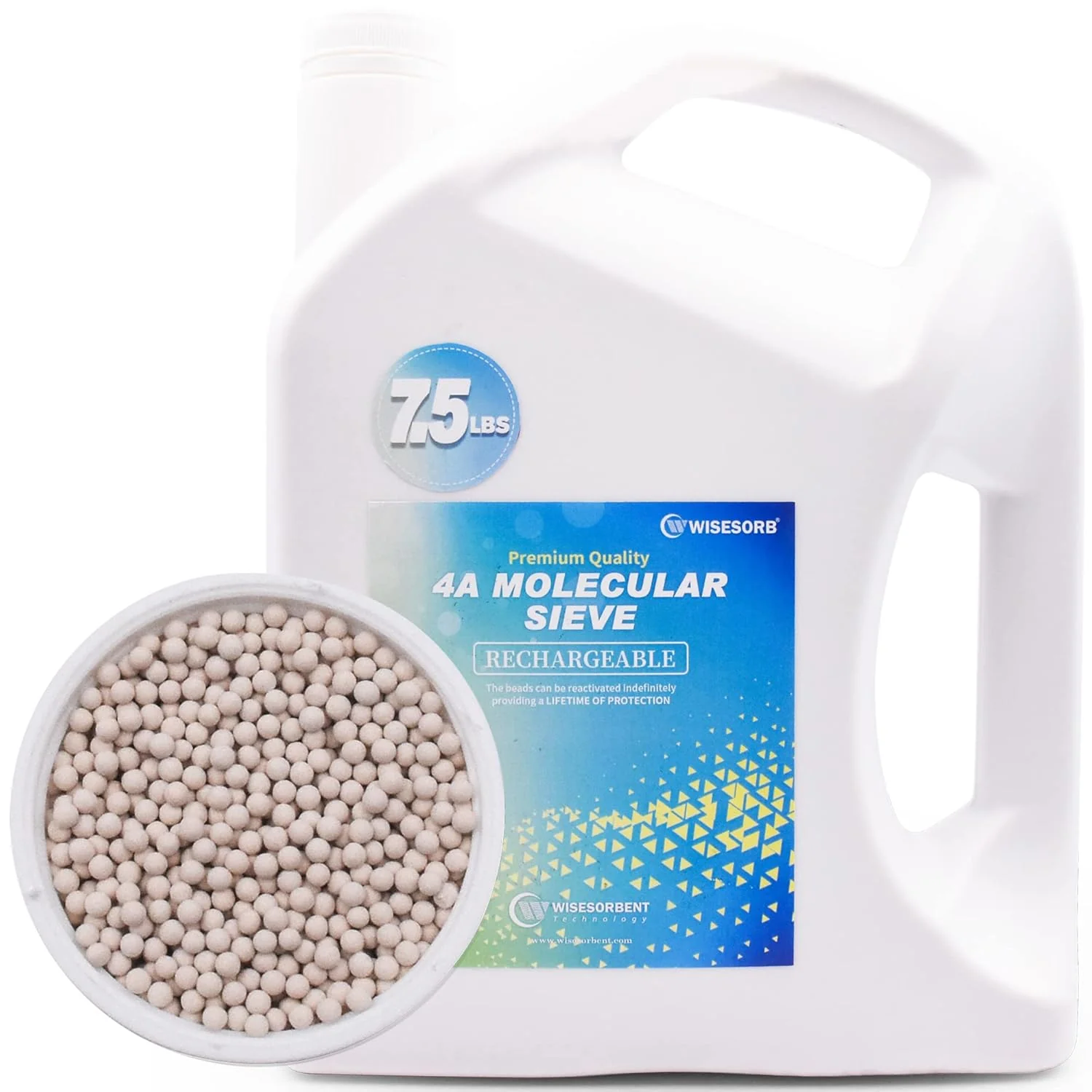 7.5 lb 4A Molecular Sieve Beads-1.5-2.5mm Bulk Molecular Siev Desiccant - Image 4