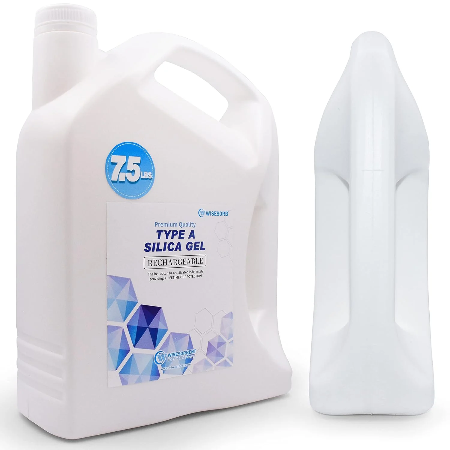 7.5 lb 1-3mm White Silica Gel Beads-Type A Silica Gel - Image 6