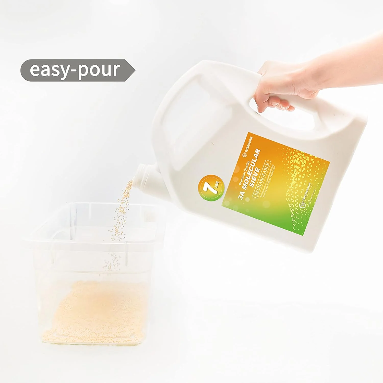 7 lb Molecular Sieve Beads Type 3A-1.5-2.5mm Bulk Desiccant - Image 7