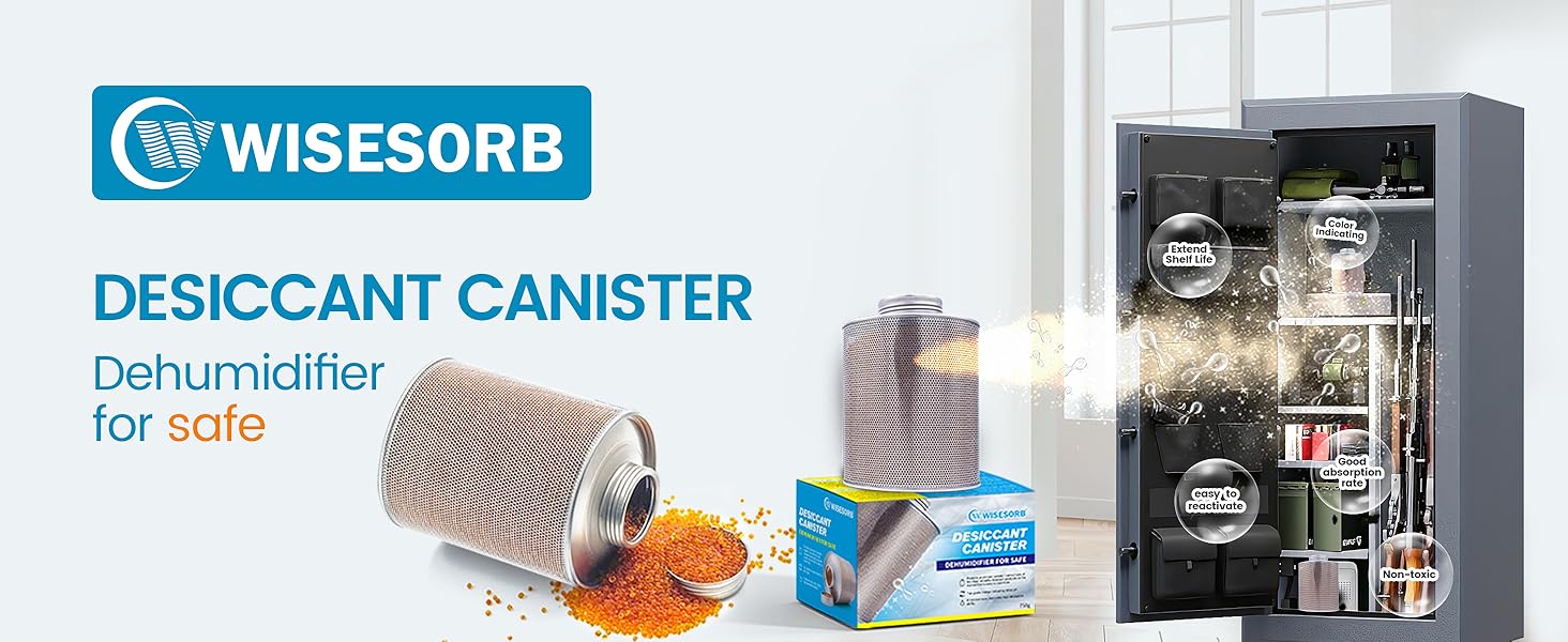 750g Reusable Indicating Silica Gel in Iron Can–Ideal for Gun Safe Moisture Control - Image 10