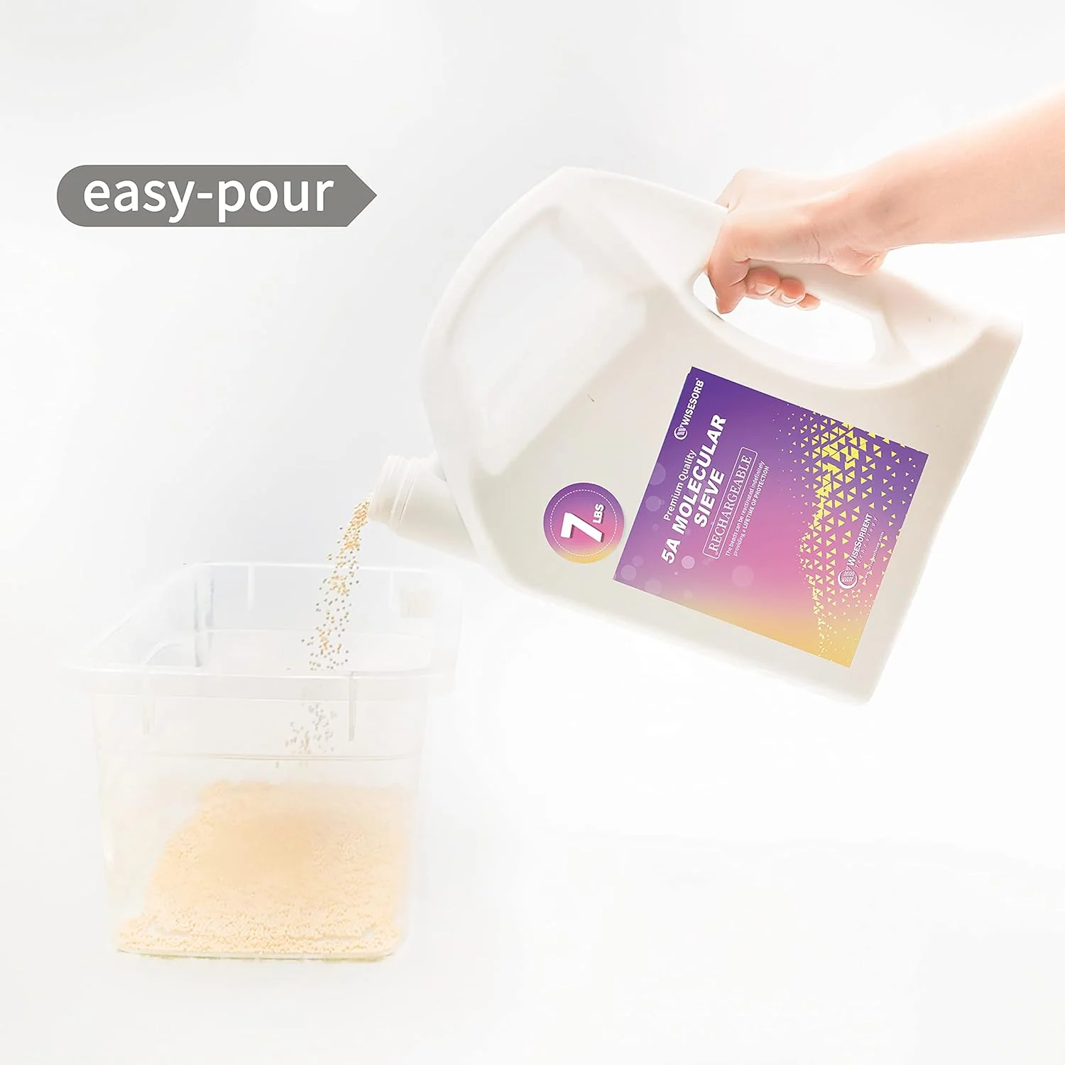 7 lb 5A Molecular Sieve Beads-1.5-2.5mm Bulk Desiccant - Image 6