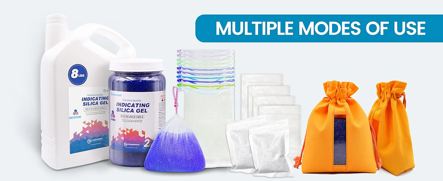 8 lb Indicating Silica Gel Beads 2-4mm -Blue to Pink Bulk Silica Gel - Image 10