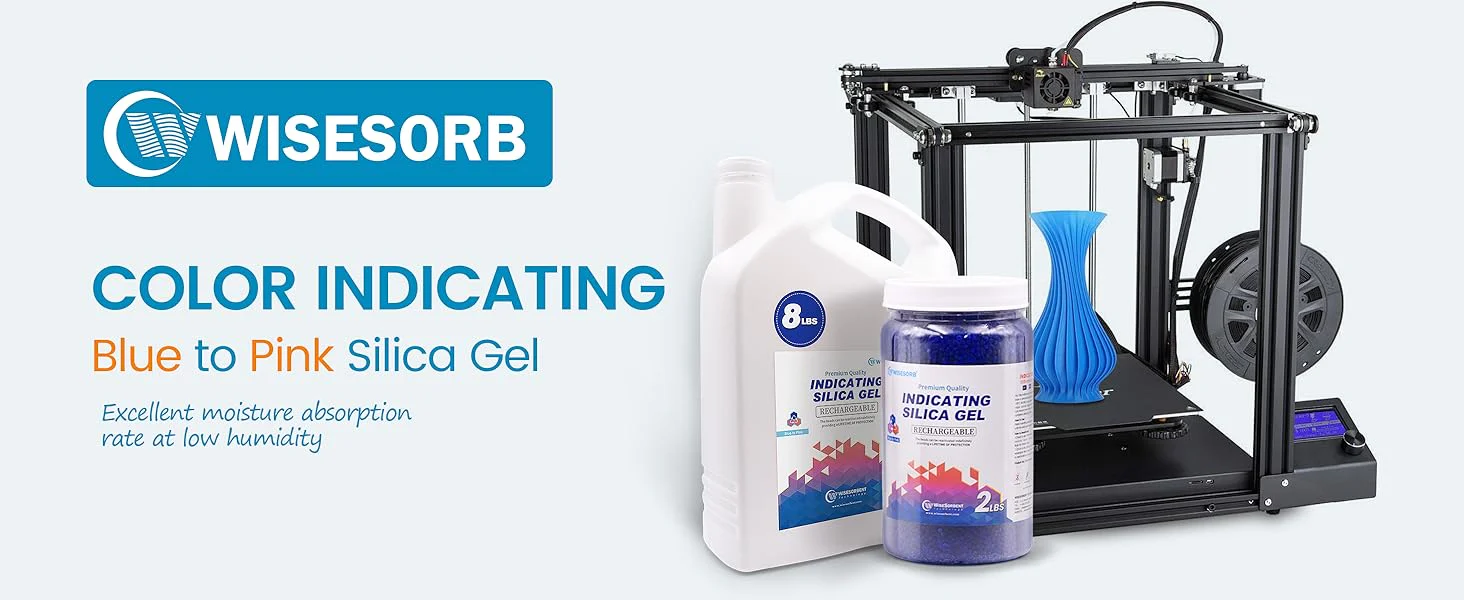 8 lb Indicating Silica Gel Beads 2-4mm -Blue to Pink Bulk Silica Gel - Image 8