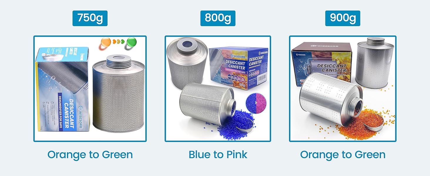 800g Reusable Indicating Silica Gel in Iron Can–Perfect for Tool Box Humidity Absorption - Image 11