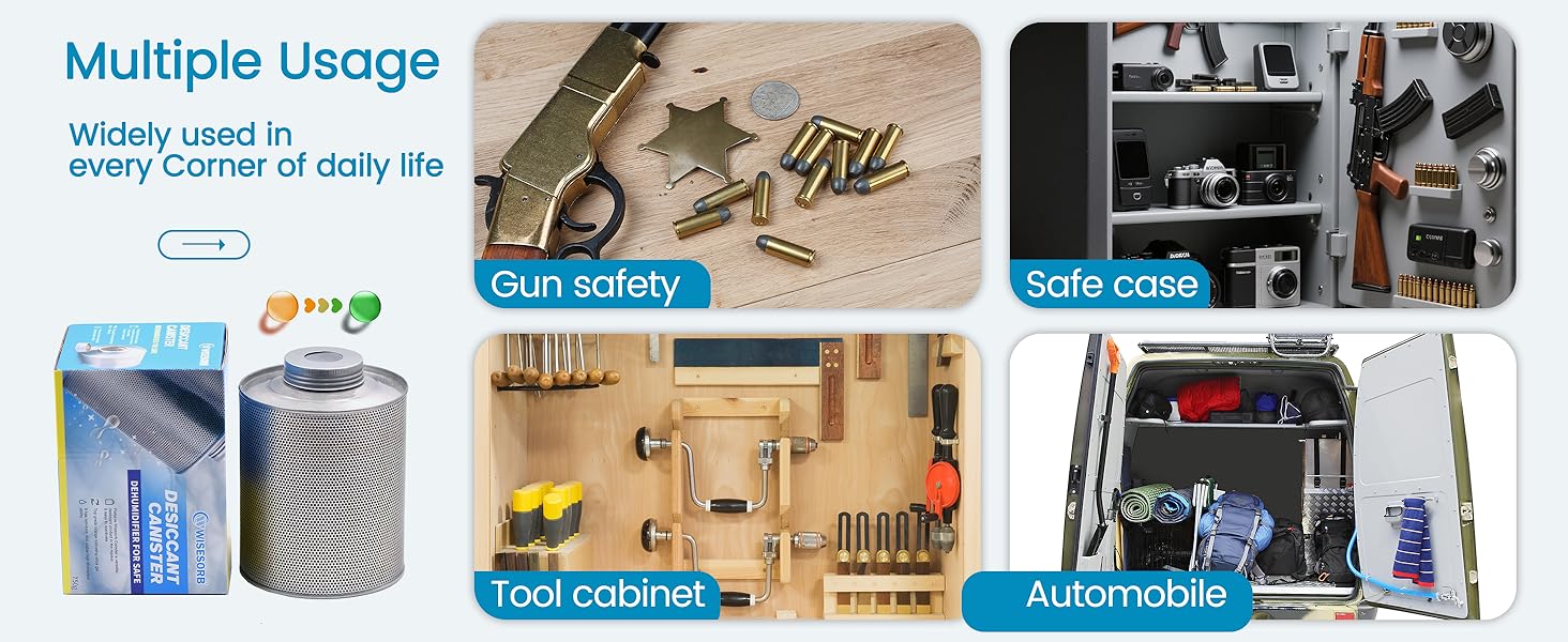 800g Reusable Indicating Silica Gel in Iron Can–Perfect for Tool Box Humidity Absorption - Image 14