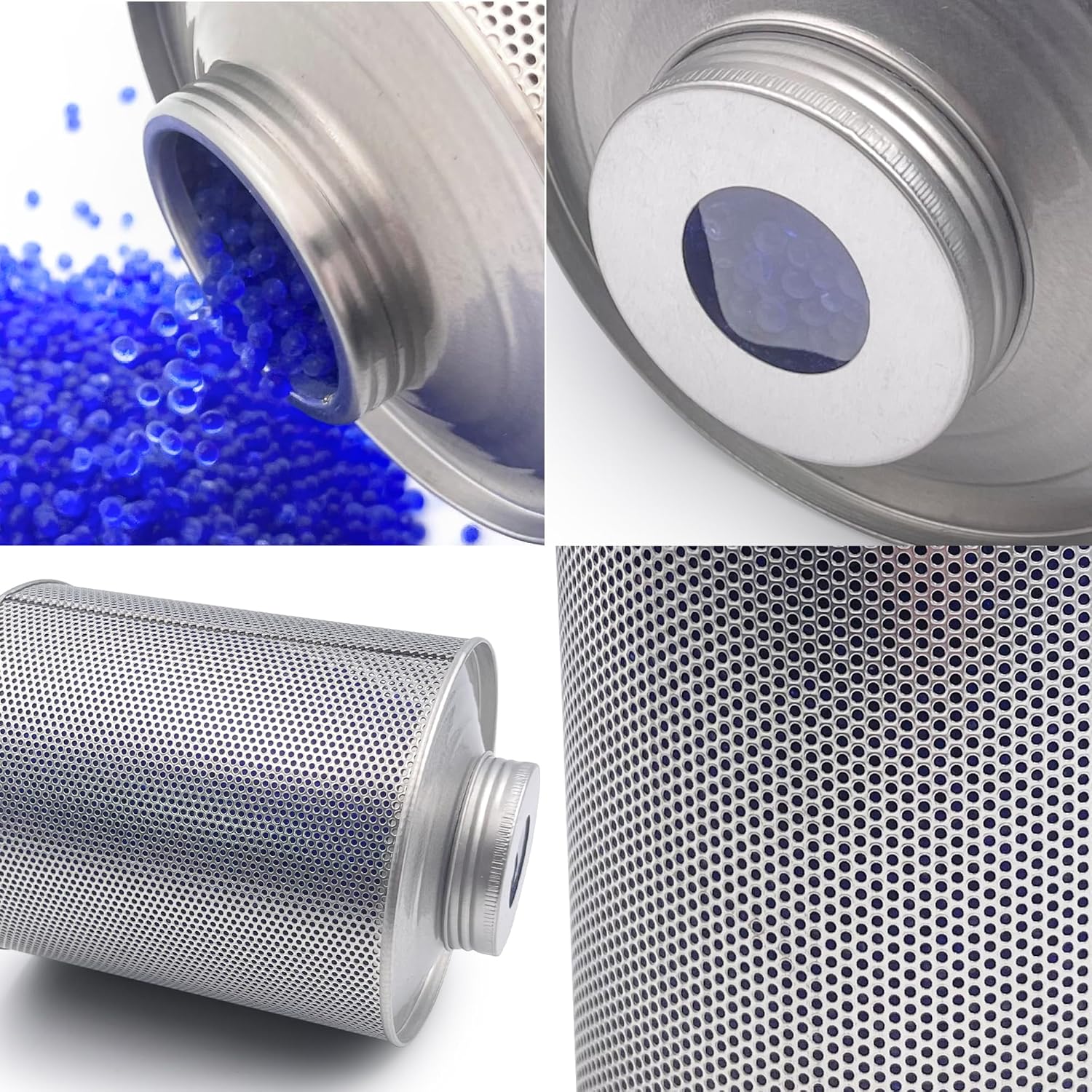 800g Reusable Indicating Silica Gel in Iron Can–Perfect for Tool Box Humidity Absorption - Image 4