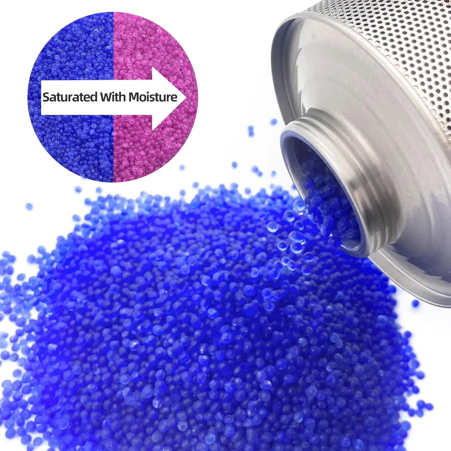 800g Reusable Indicating Silica Gel in Iron Can–Perfect for Tool Box Humidity Absorption - Image 8
