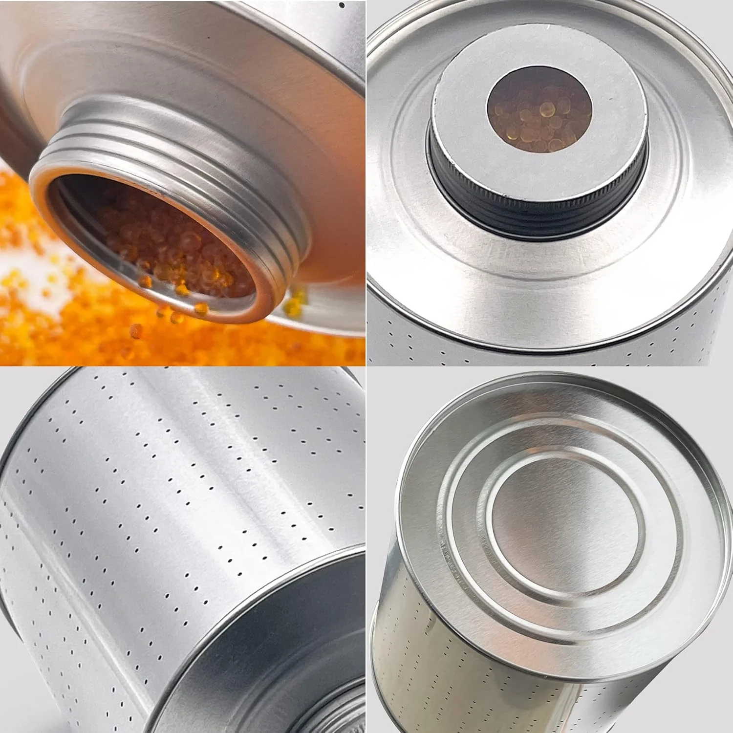 900g Reusable Indicating Silica Gel in Iron Can–Reliable for Closet Moisture Management - Image 6