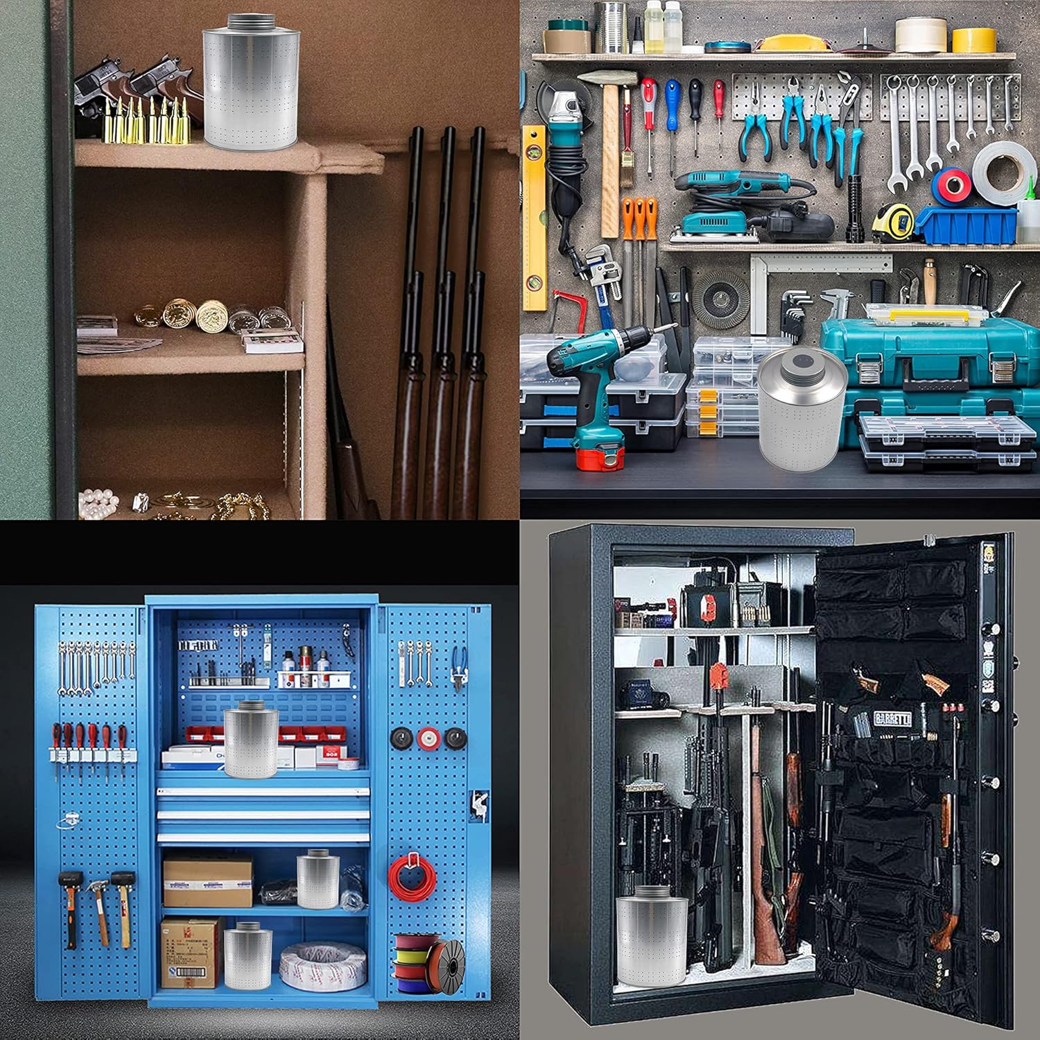 900g Reusable Indicating Silica Gel in Iron Can–Reliable for Closet Moisture Management - Image 9