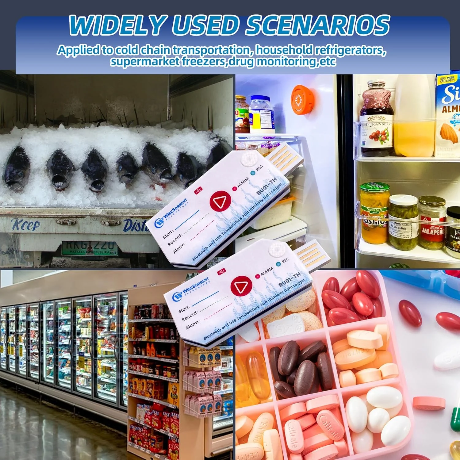 Bluetooth Thermometer and Hygrometer with App Monitoring - Water Resistant Temperature and Humidity Monitor for RV, Basement, Fridge & More - Image 6