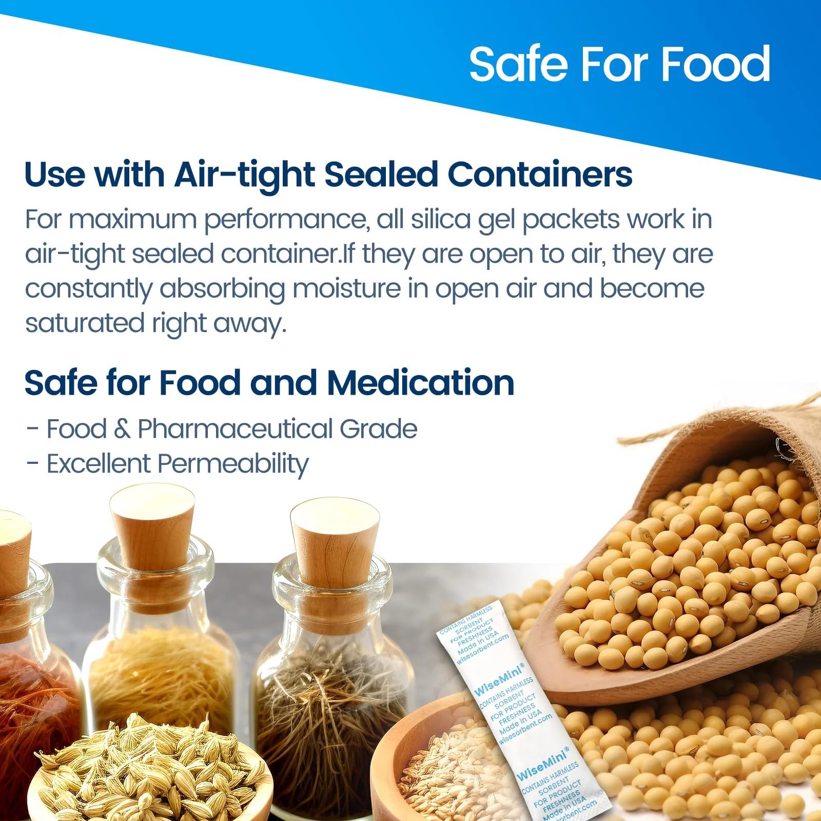 10g Silica Gel Desiccant – Tyvek Paper Packets, Food Safe, Wholesale for Moisture Control - Image 4