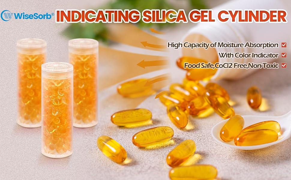 0.5g Clear Silica Desiccant Canister-Indicating Silica Gel Beads - Image 11