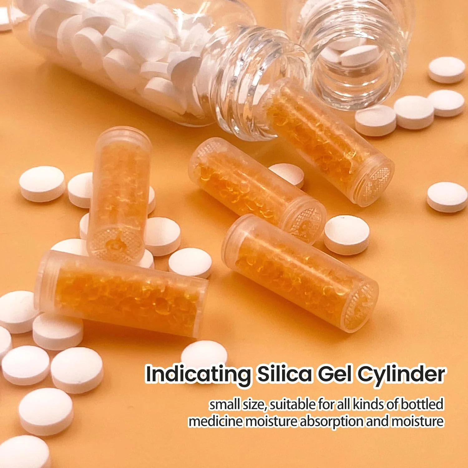 0.5g Clear Silica Desiccant Canister-Indicating Silica Gel Beads - Image 6