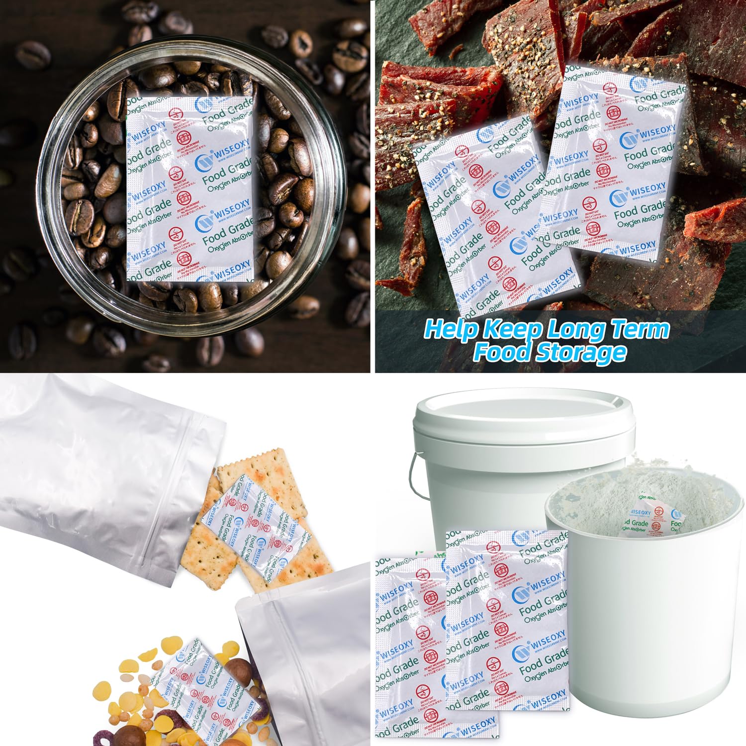 500cc Oxygen Absorbers for Mylar Bags, Dehydrated Foods & Emergency Storage - Image 9